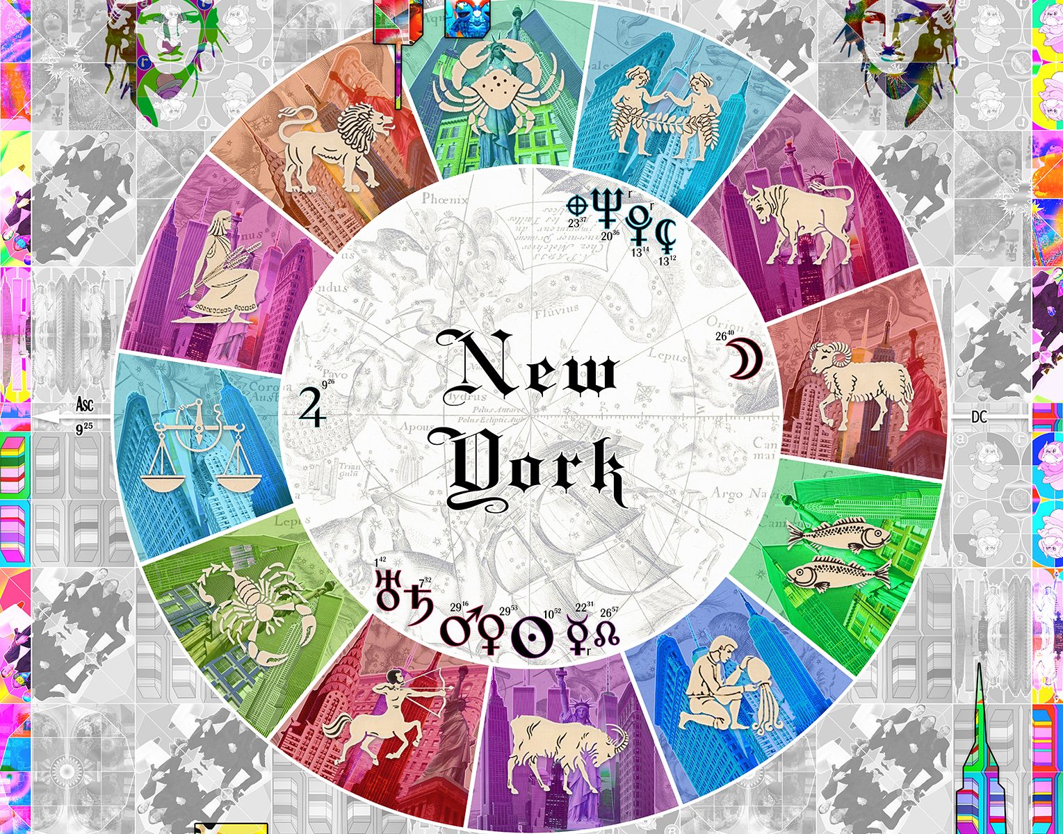 Astrology chart of New York